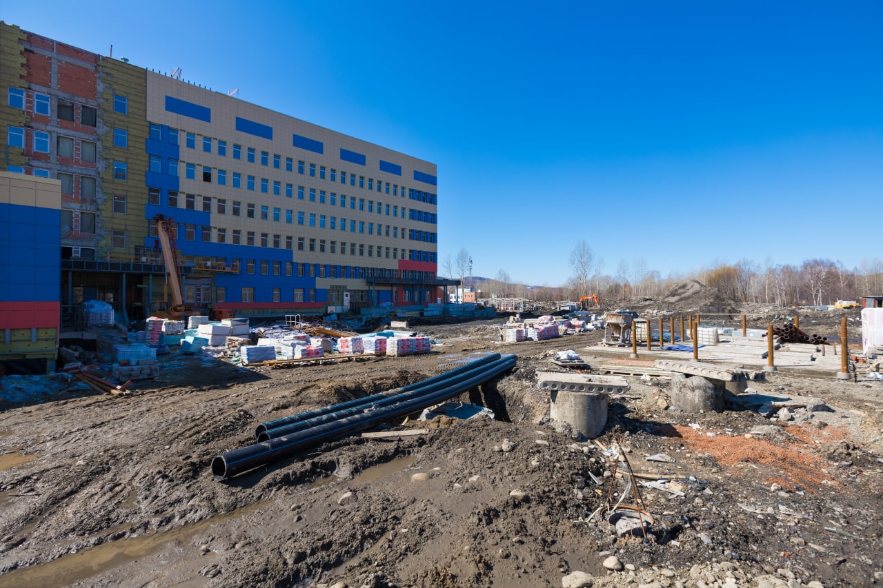 Междуреченск 1. Больница Междуреченск. Новая больница в Междуреченске. Городская многопрофильная больница г Междуреченск. Строительная инфраструктура.