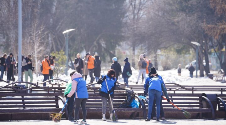 Сегодня на всекузбасский субботник вышли более 125 000 человек